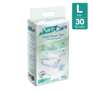 ผ้าอ้อมผู้ใหญ่ PureCare แบบเทป ไซซ์ L 30 ชิ้น/แพ็ก